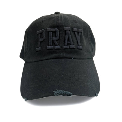 Pray Black Baseball Hat