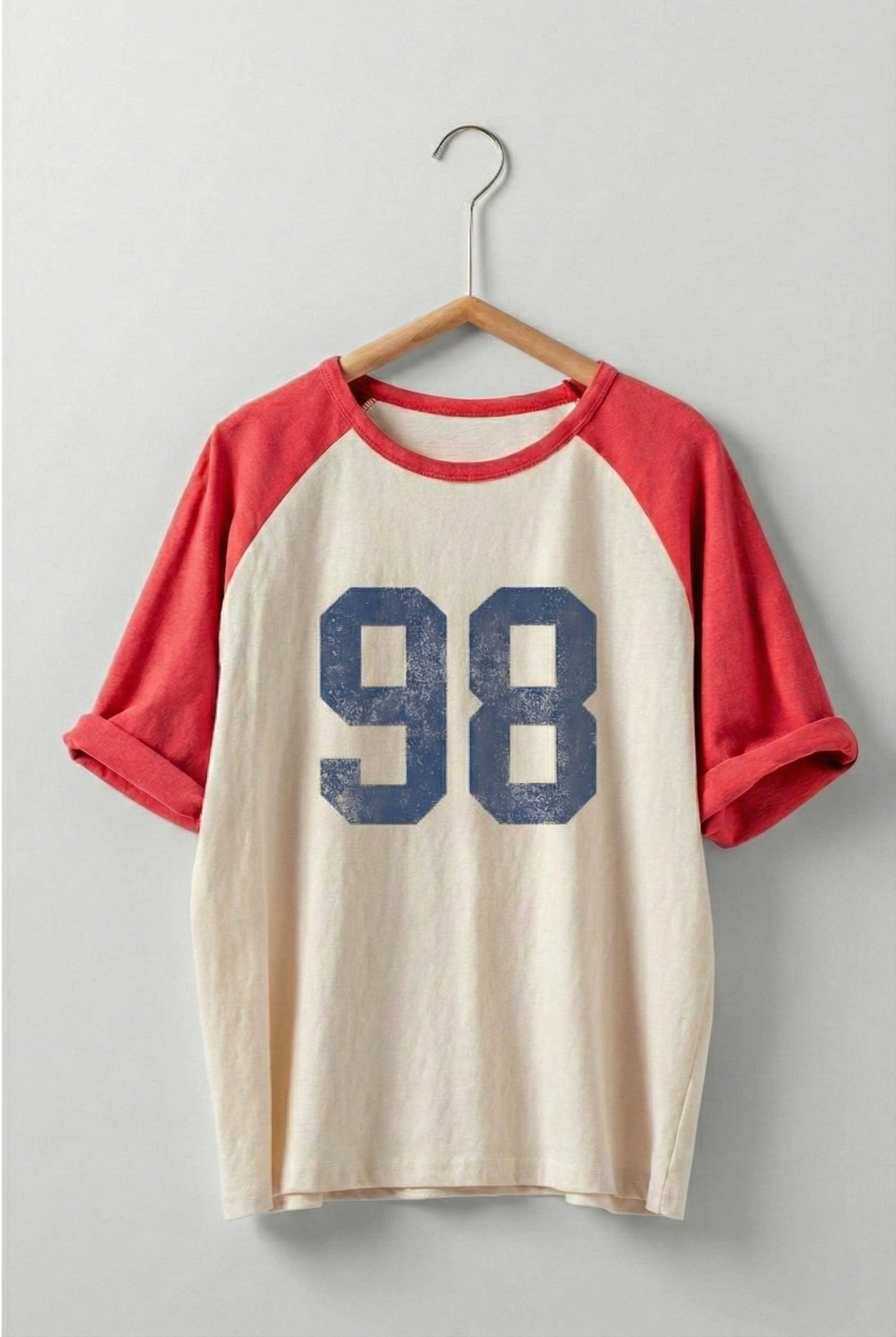 Vintage Varsity Graphic Raglan Baseball Tee