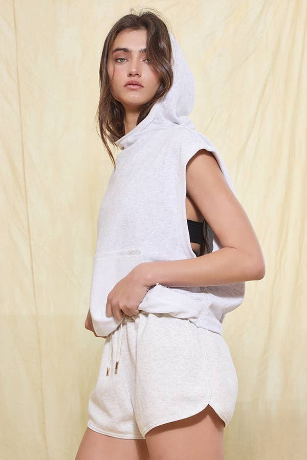 IT2135 Hooied Muscle Pullover