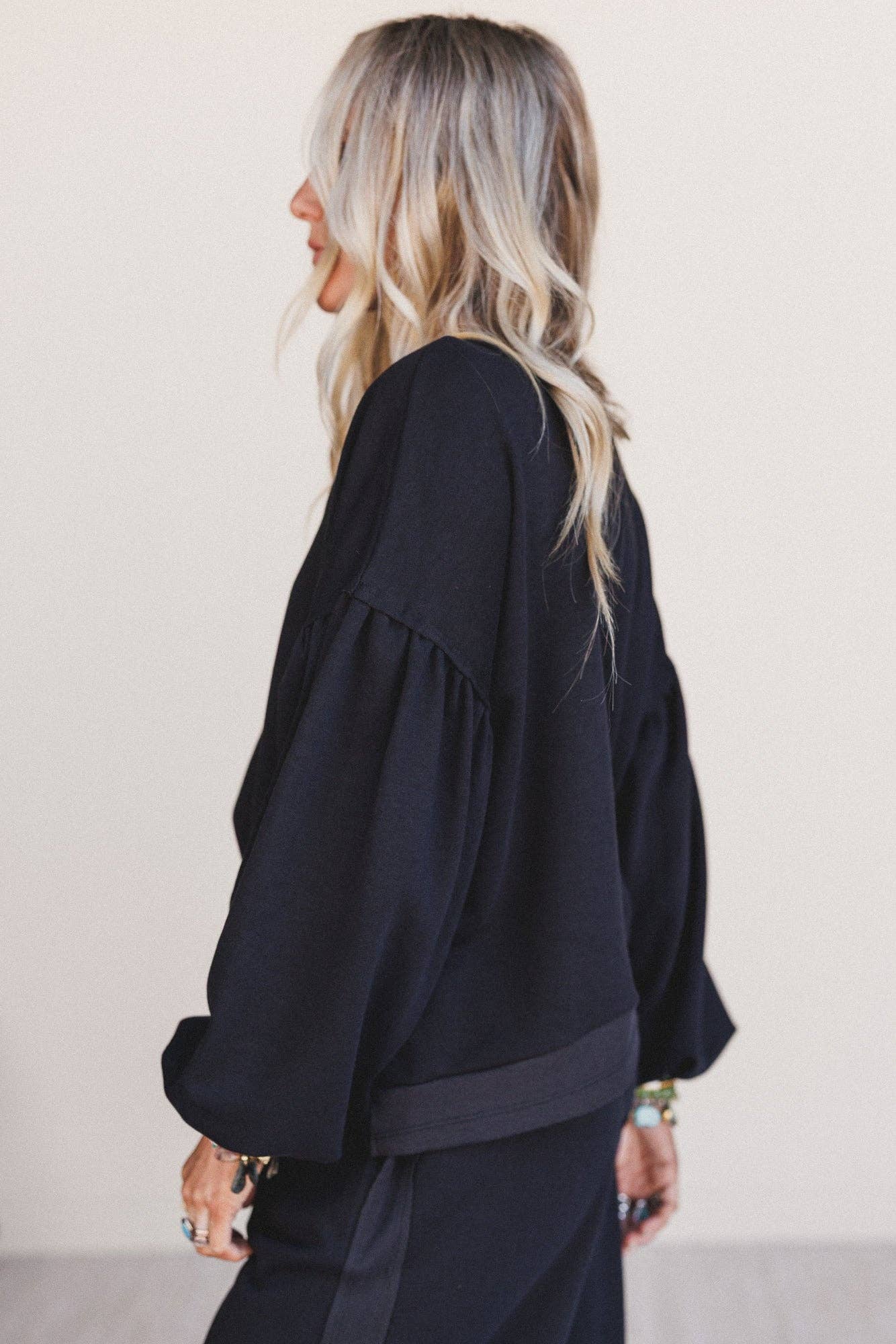 Laid Back Love Top - Black
