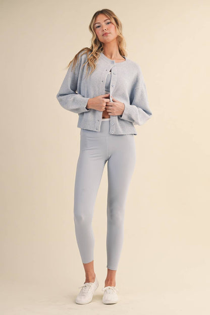 Knit Button Up Cardigan Sweater