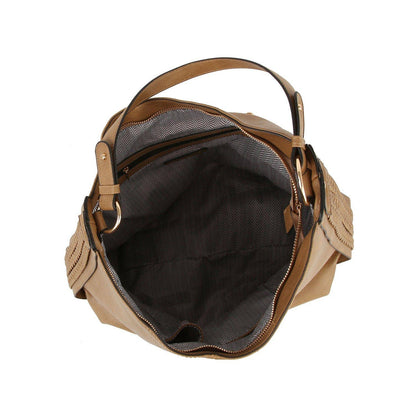 LH113Z Braided Side Detail Hobo Bag
