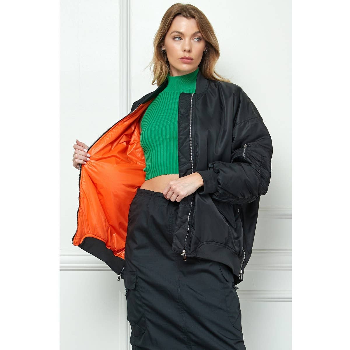 Oversize Bomber Jacket