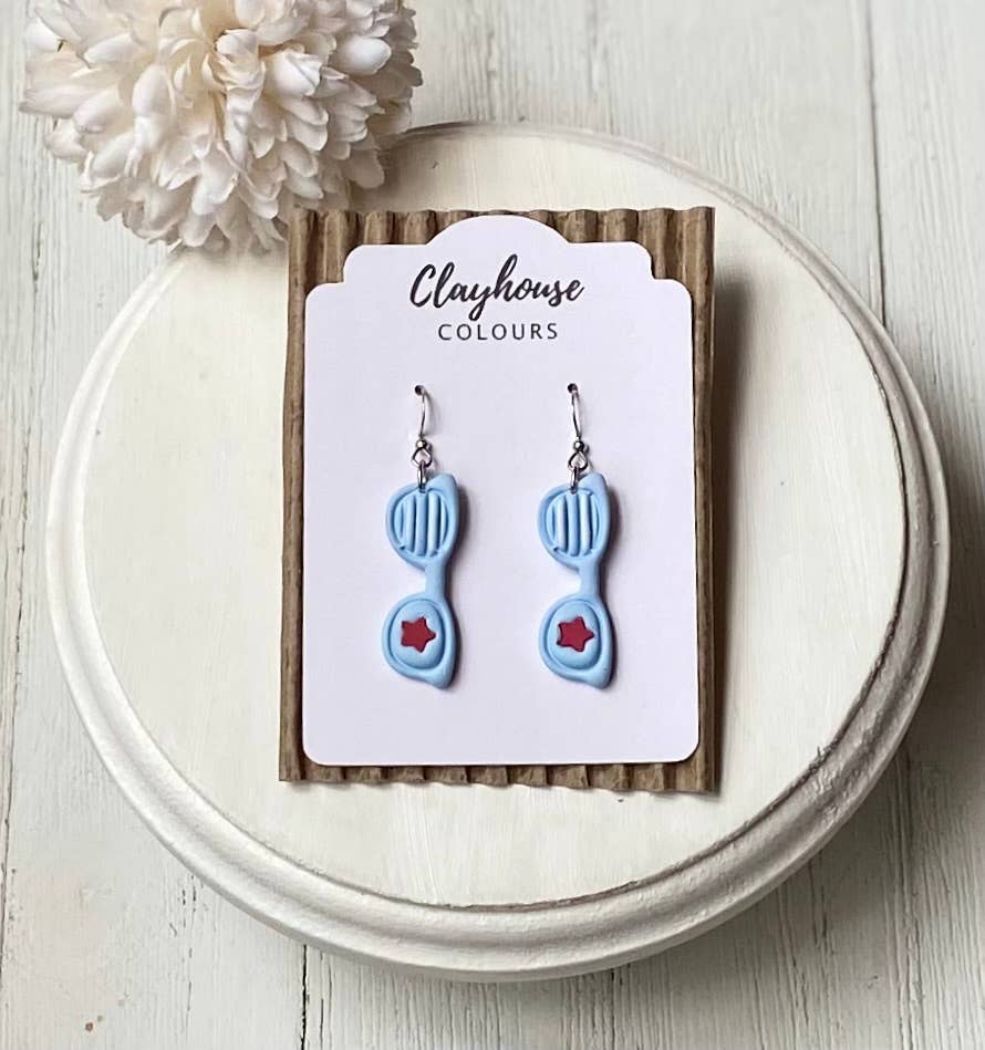 Fourth of July Earrings | Red White & Blue Earrings 