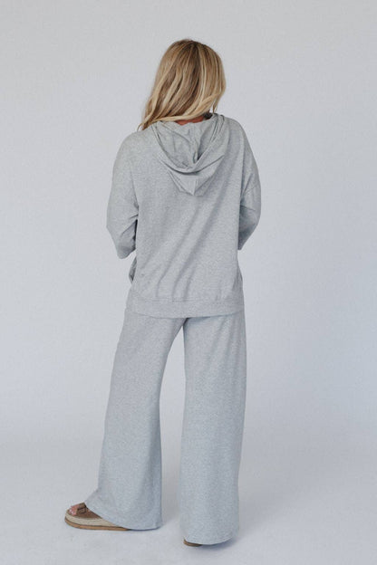 Arianna Top And Pant Set - Heather Gray