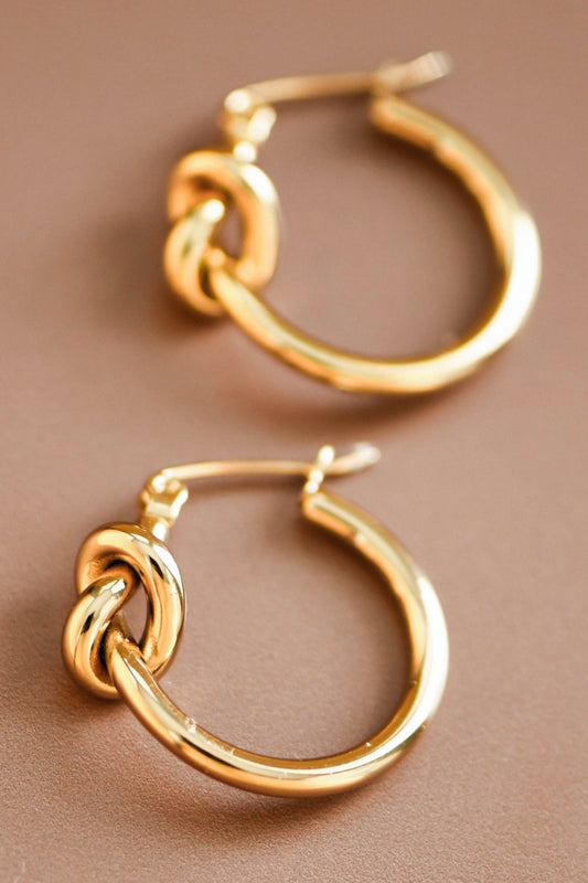 18k Waterproof Non-tarnish Stainless Steel Hoops