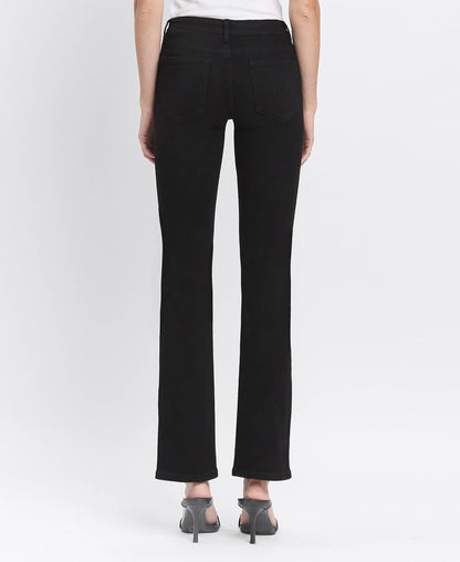 MID RISE BLACK BOOTCUT JEANS LV1171