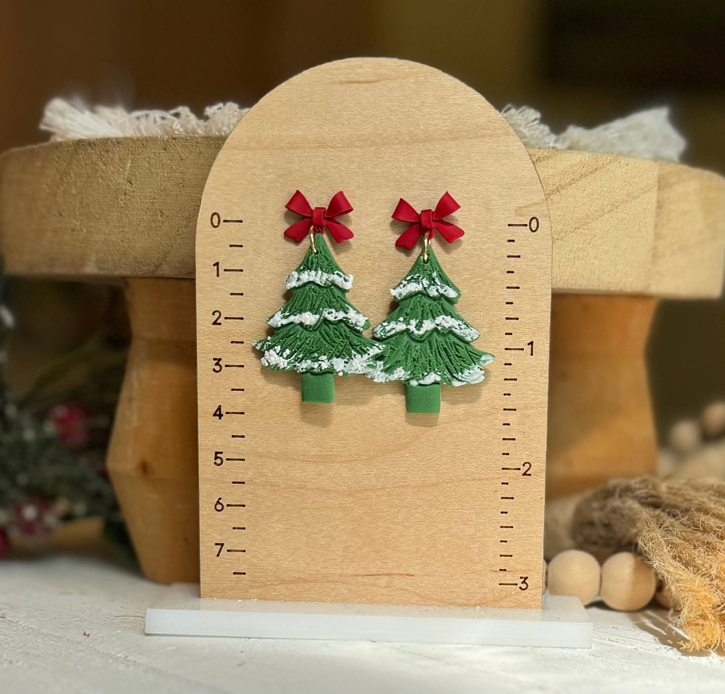 Christmas Tree Earrings 