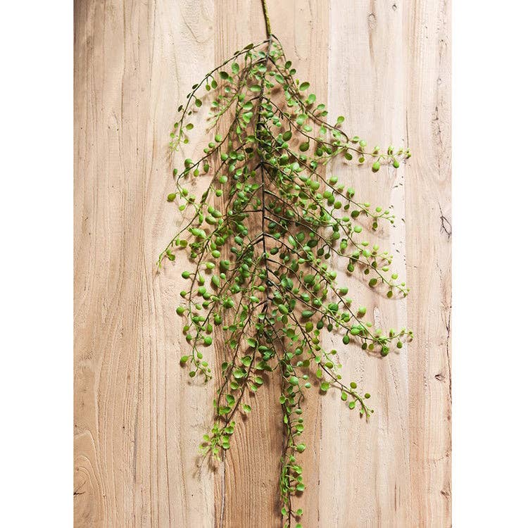 Hanging Faux Mini Leaf Garland 27.5" Long