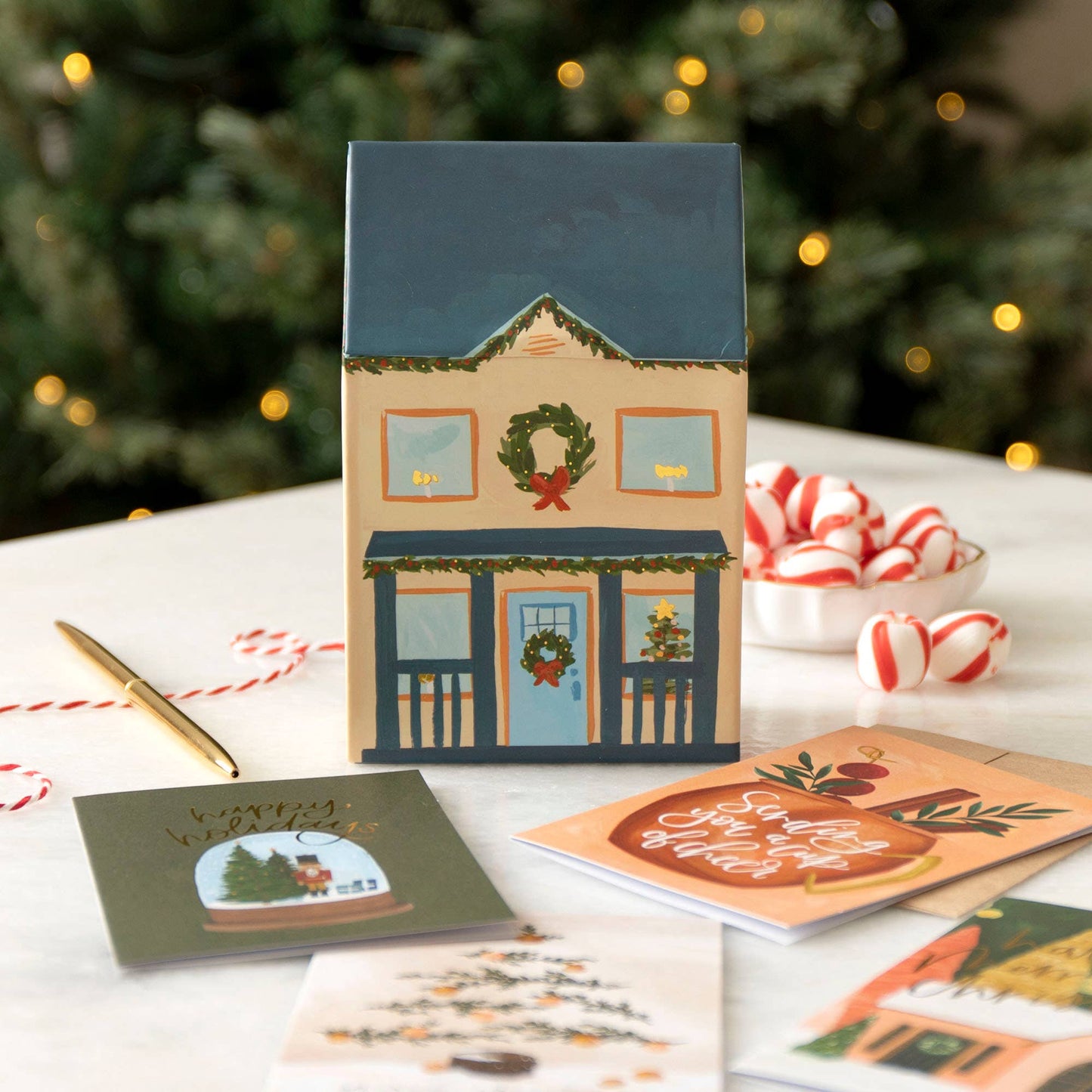 Christmas Cottage Specialty Greeting Card Box Set