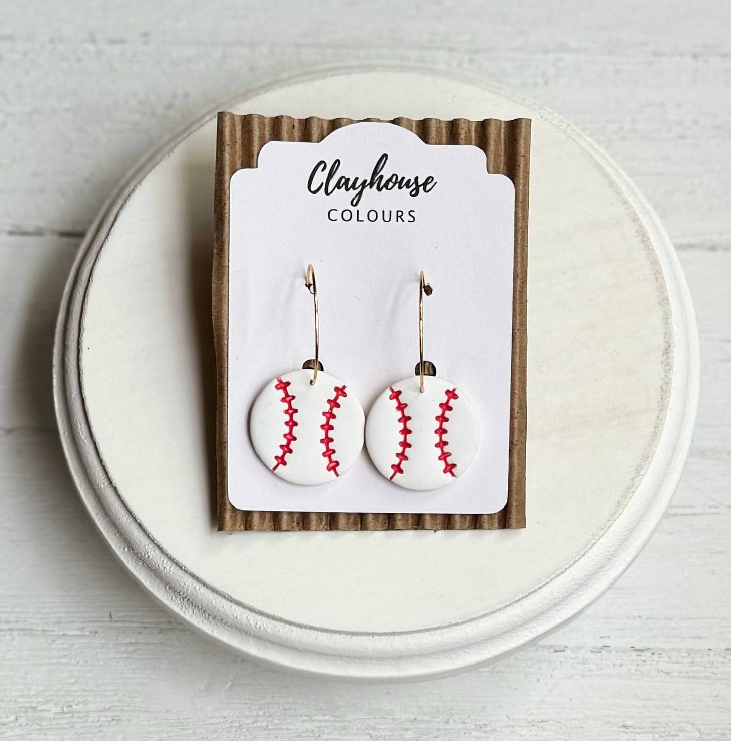 Baseball Earrings