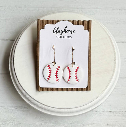 Baseball Earrings