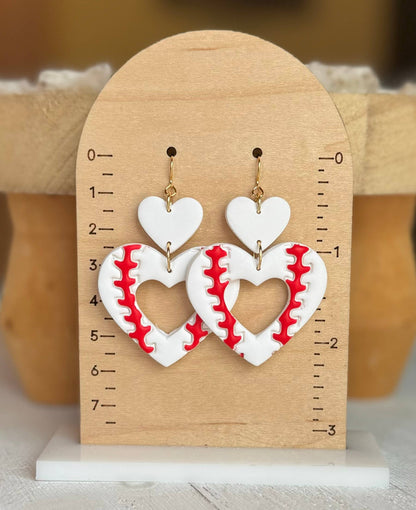 Baseball Earrings