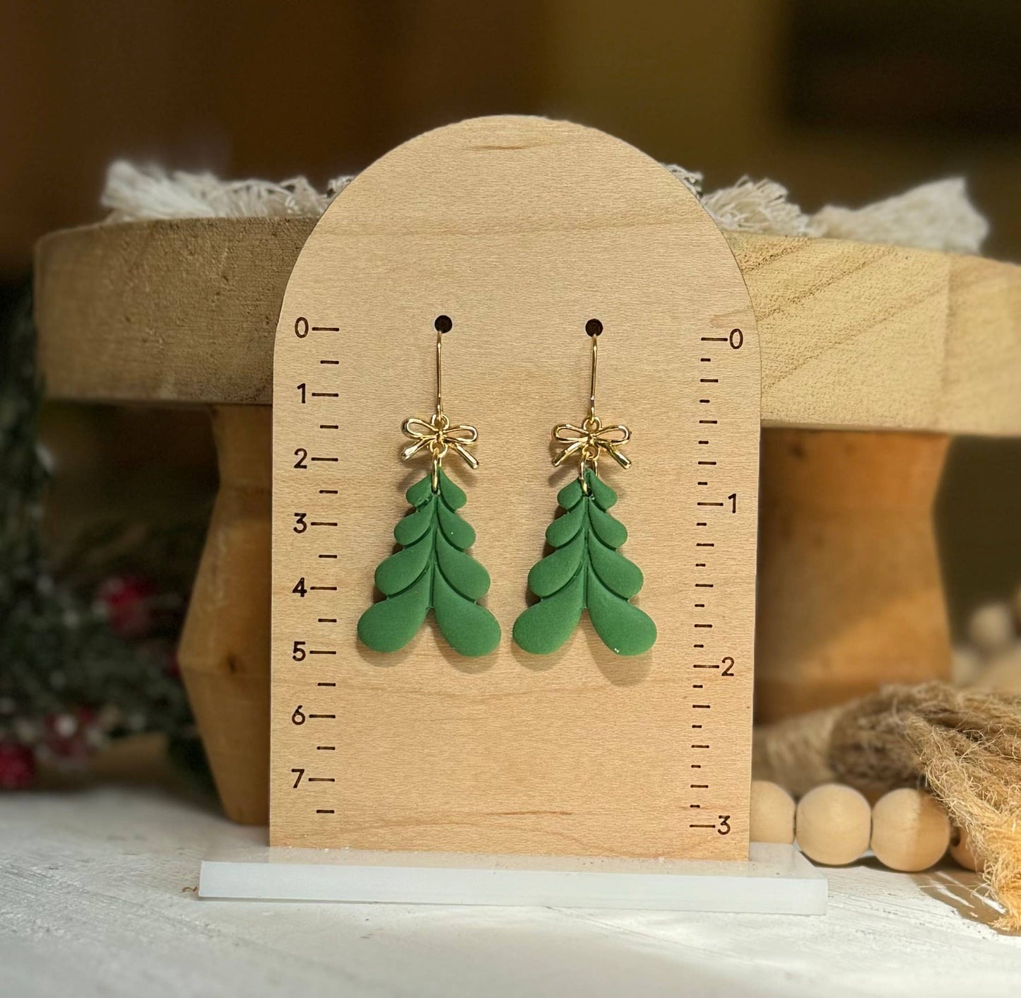 Christmas Tree Earrings 