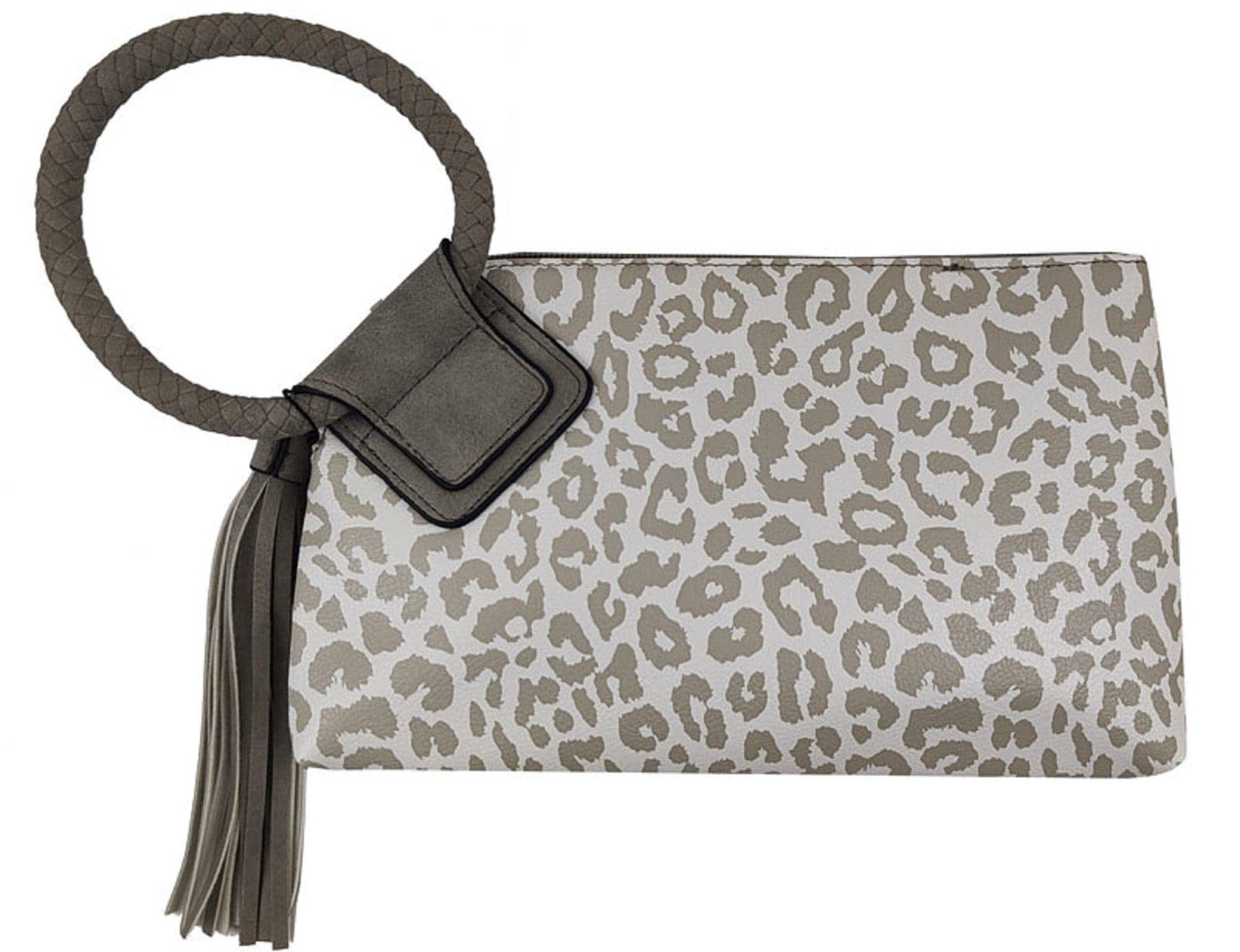 BP204 Fashion Cuff Handle Tassel Wristlet Clutch