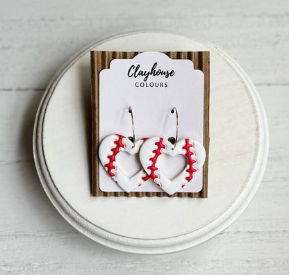 Baseball Earrings