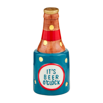 BEER BOTTLE LIGHT-UP SITTER