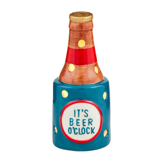 BEER BOTTLE LIGHT-UP SITTER