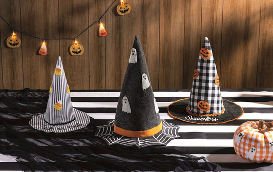 BEADED WITCH HAT SITTERS