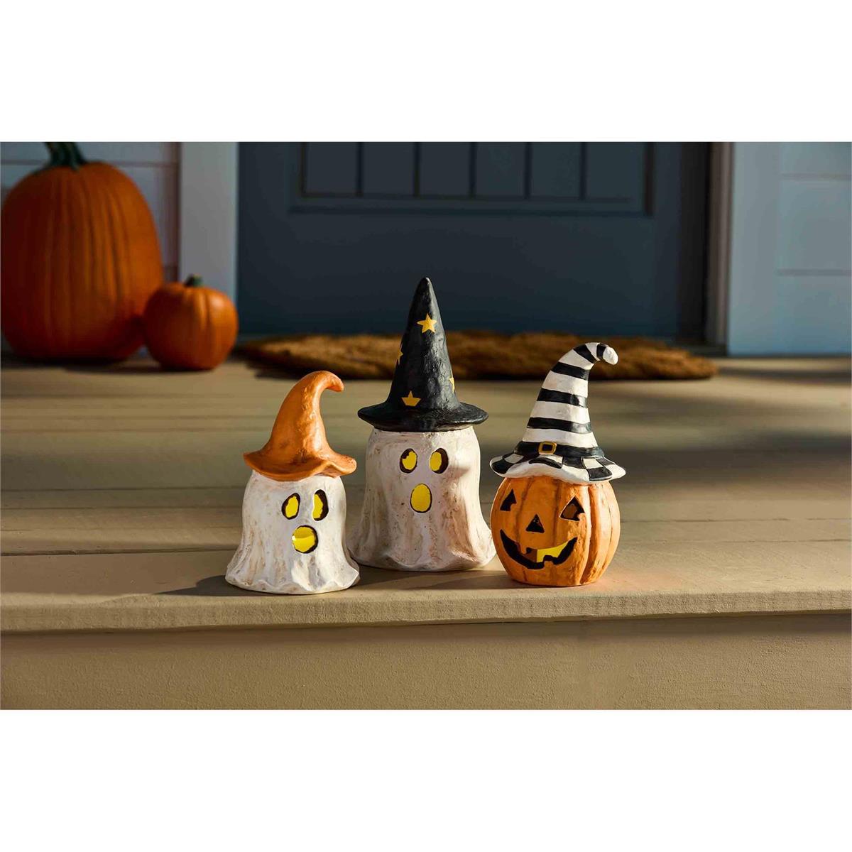 HALLOWEEN PAPER-MACHE LANTERNS