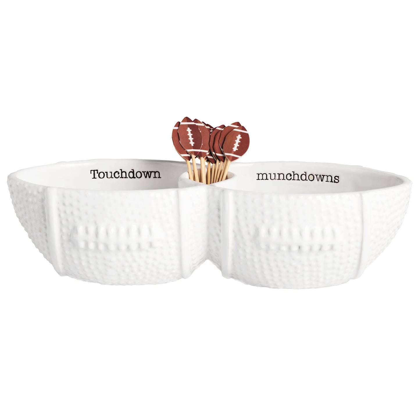 FOOTBALL TOOTHPICK SERVER SET