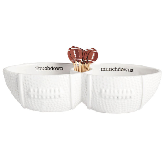 FOOTBALL TOOTHPICK SERVER SET