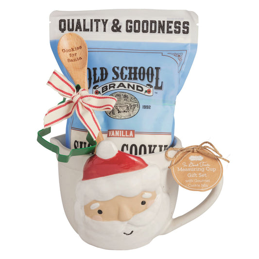 SANTA MEASURING CUP & COOKIE MIX GIFT SET