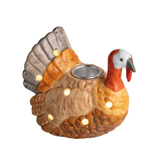 TURKEY LIGHT-UP TAPER HOLDER
