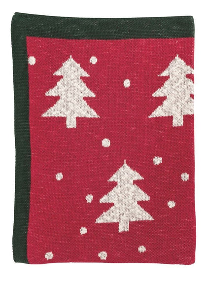 CHRISTMAS KNIT BLANKET