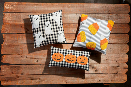 HALLOWEEN BEADED PILLOWS