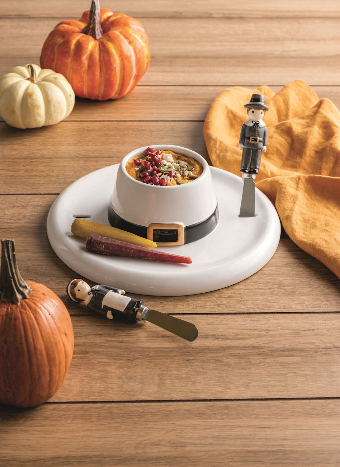 REVERSIBLE PILGRIM HAT SERVER SET