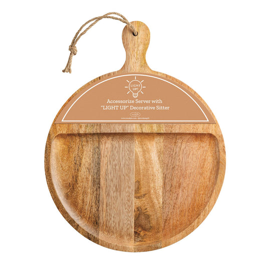 ROUND WOOD PADDLE BOARD