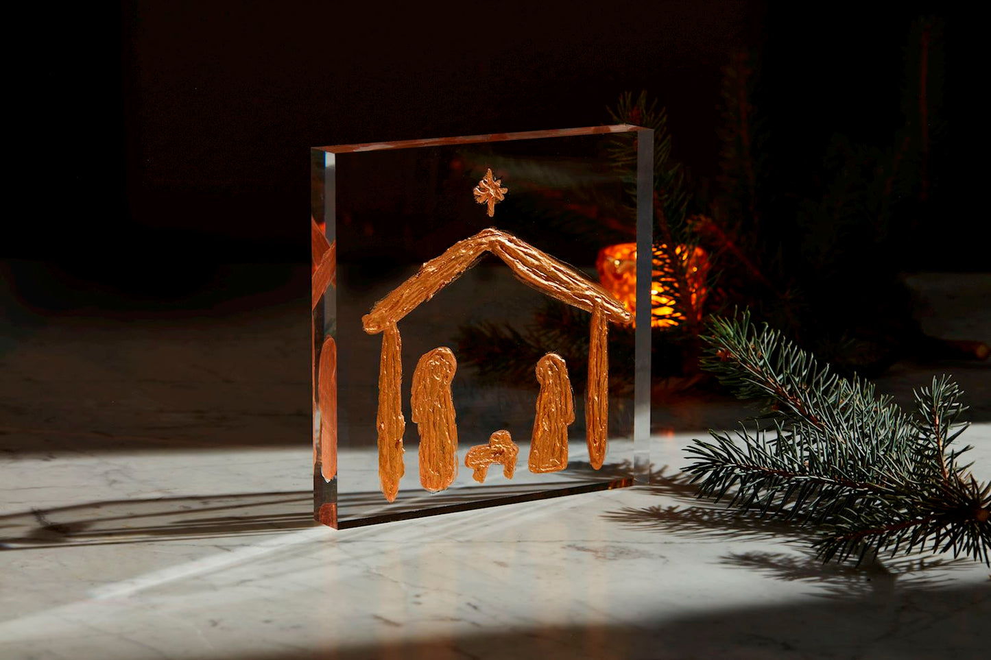 ACRYLIC NATIVITY PLAQUE