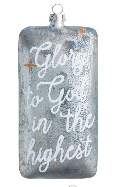 METALLIC PAINTED ORNAMENT