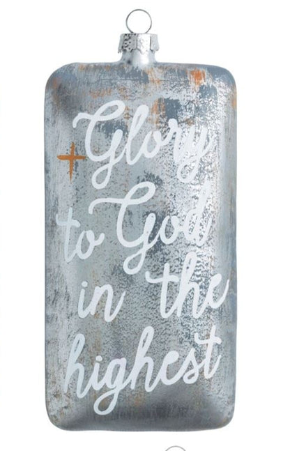 METALLIC PAINTED ORNAMENT