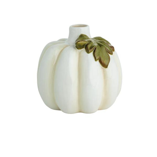 CERAMIC PUMPKIN BUD VASE