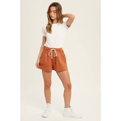 RIBBED KNIT BASIC T-SHIRT / WL18-1714