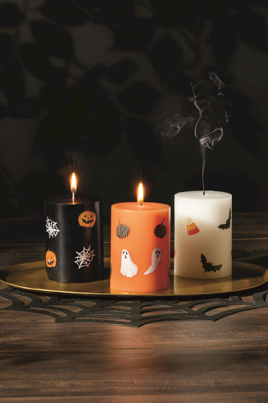 HALLOWEEN PILLAR CANDLES