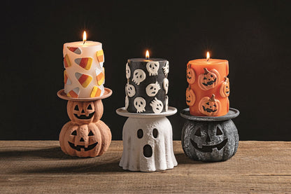 Halloween Pillar Candles