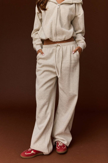Sadie Relaxed Wide Leg Drawstring Sweatpants