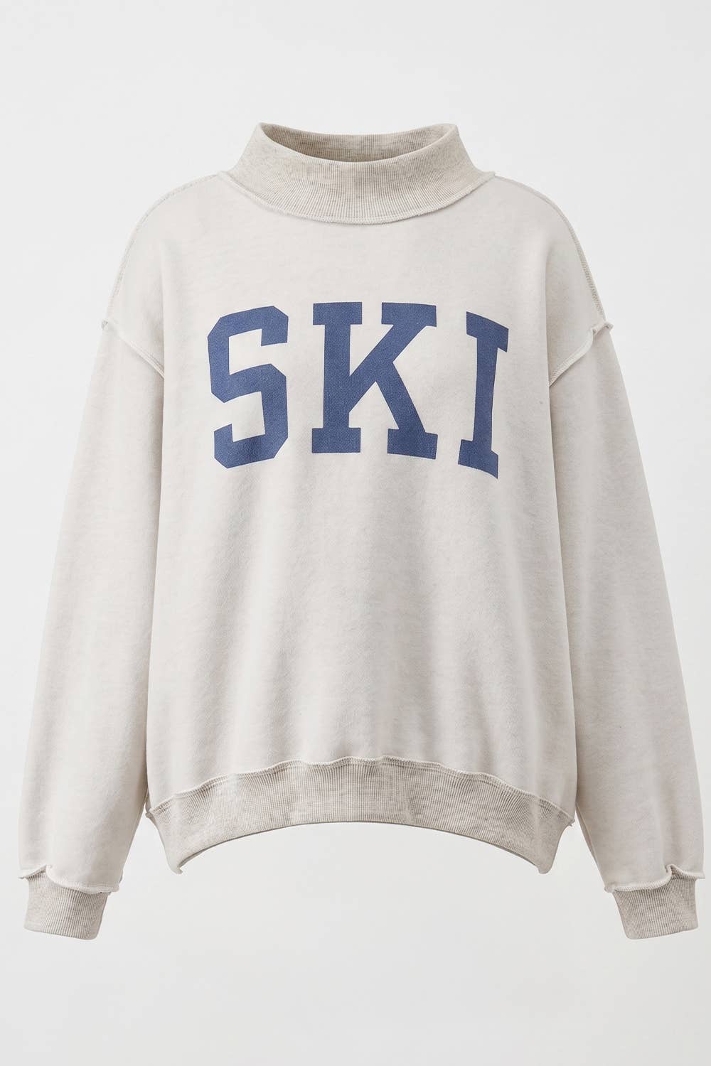 APRES/SKI Reversible Mock-Neck Sweatshirt