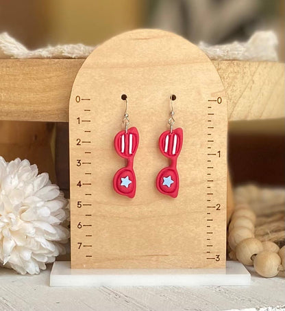 Fourth of July Earrings | Red White & Blue Earrings 