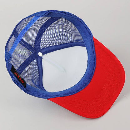 USA Letter Suede Like Logo Print Foam Trucker Hat