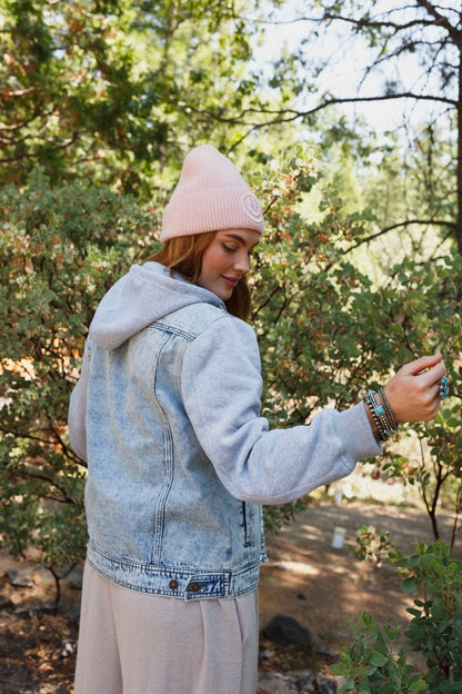 My Boyfriends Denim Jacket - Blue Light Wash