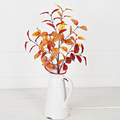 31657-19in Spray-Fall mix Ficus Leaves