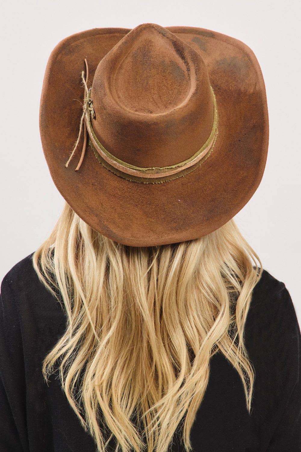 MH0240 Billie Heritage Worn Shapable Cowboy/Fedora Hat