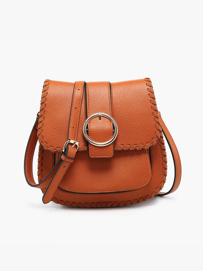 M2618 Sandra Buckle Flapover Crossbody