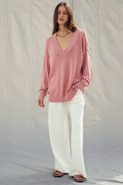 Cotton Blend Wide Leg Drawstring Lounge Pants