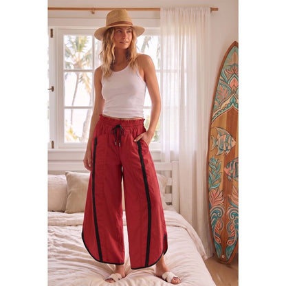 Tulip Sporty Stripe Nylon Pull On Pants