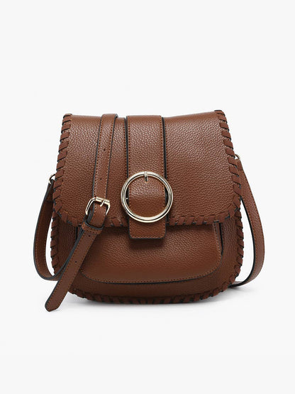 M2618 Sandra Buckle Flapover Crossbody